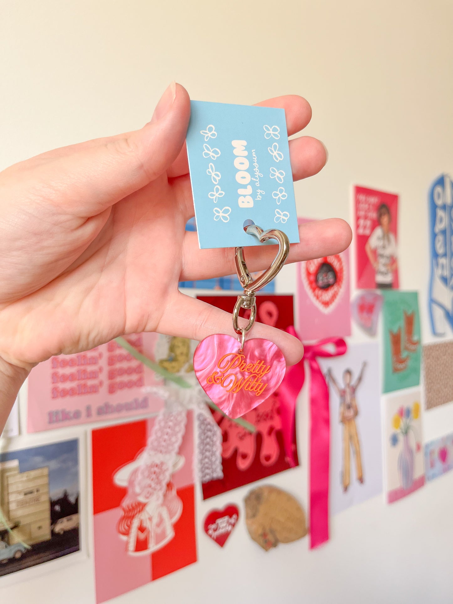 pretty & witty keychain