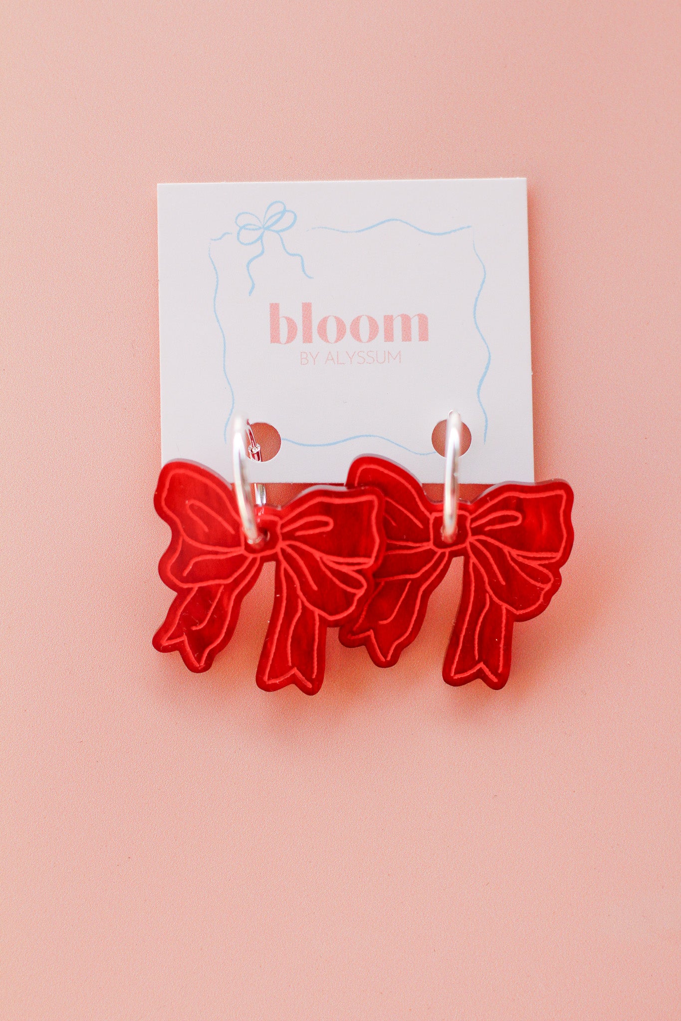 eleanor - big bow hoops