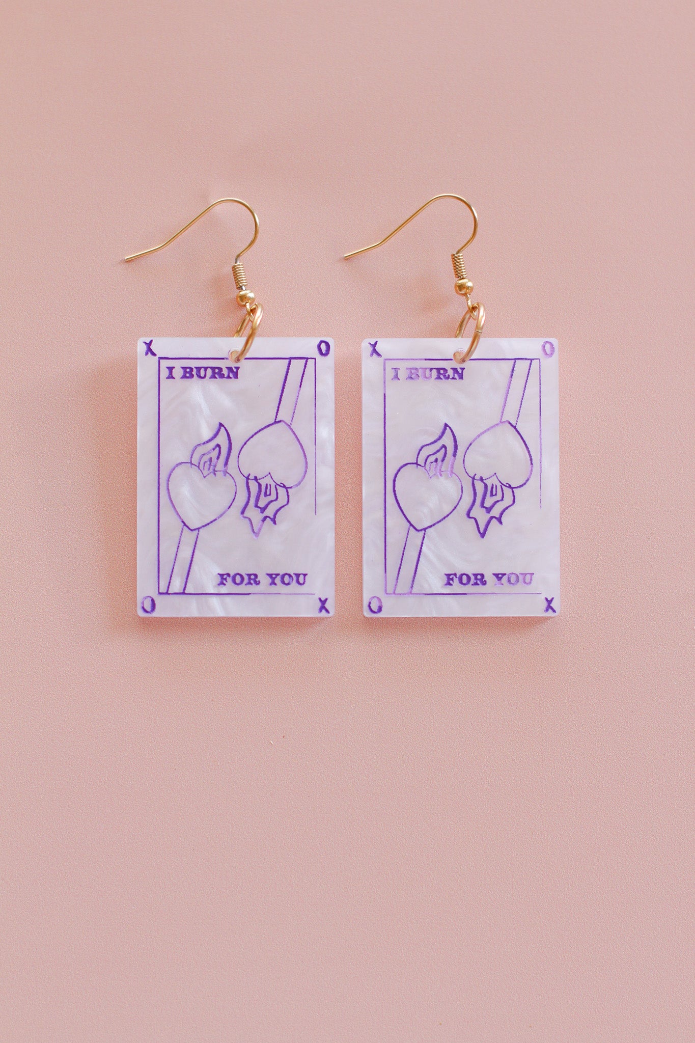 ember - painted matchbook dangles