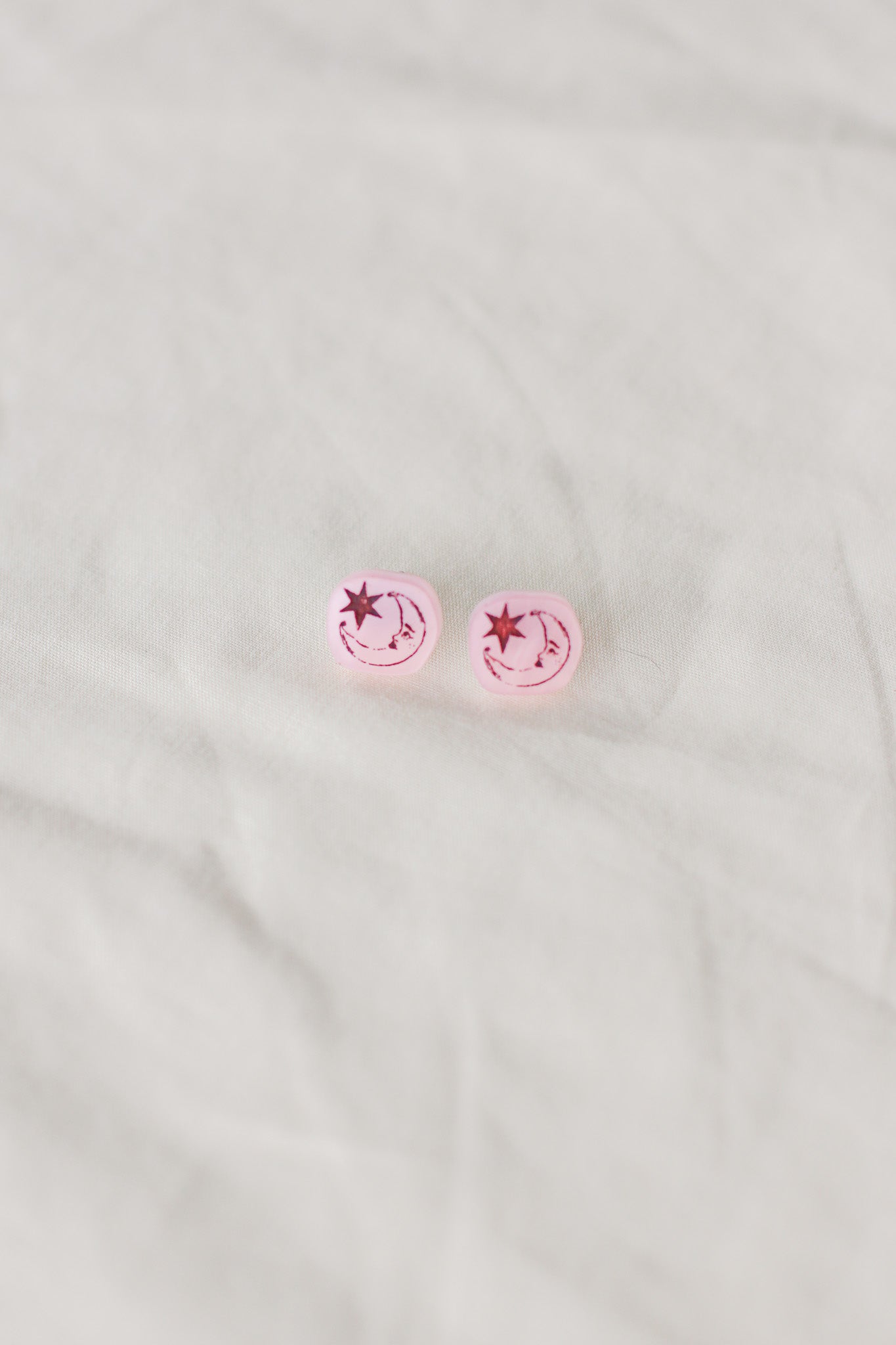carroll - moon tapestry stud earrings