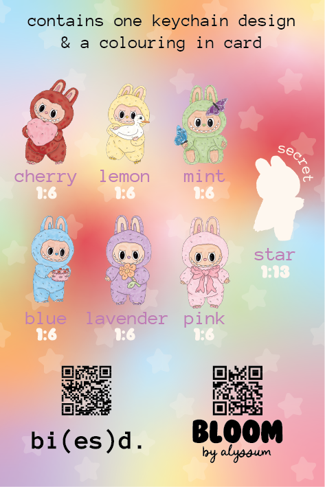 babubu keychain blind box