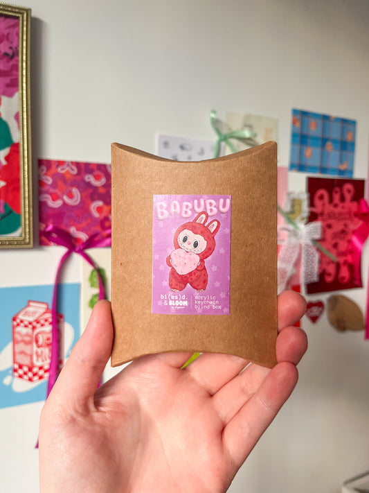 babubu keychain blind box