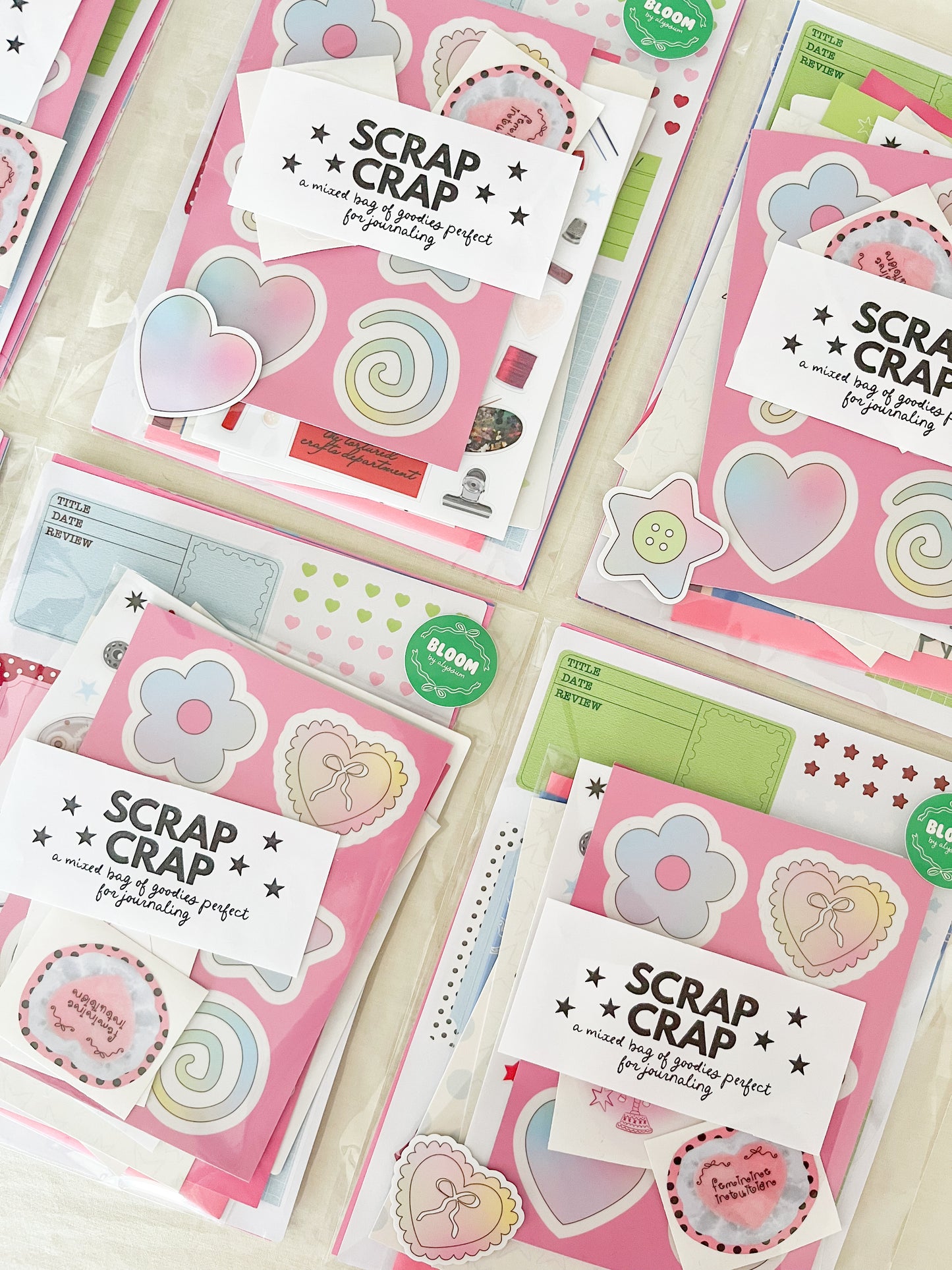 SCRAP CRAP ✷ junk journal bundle