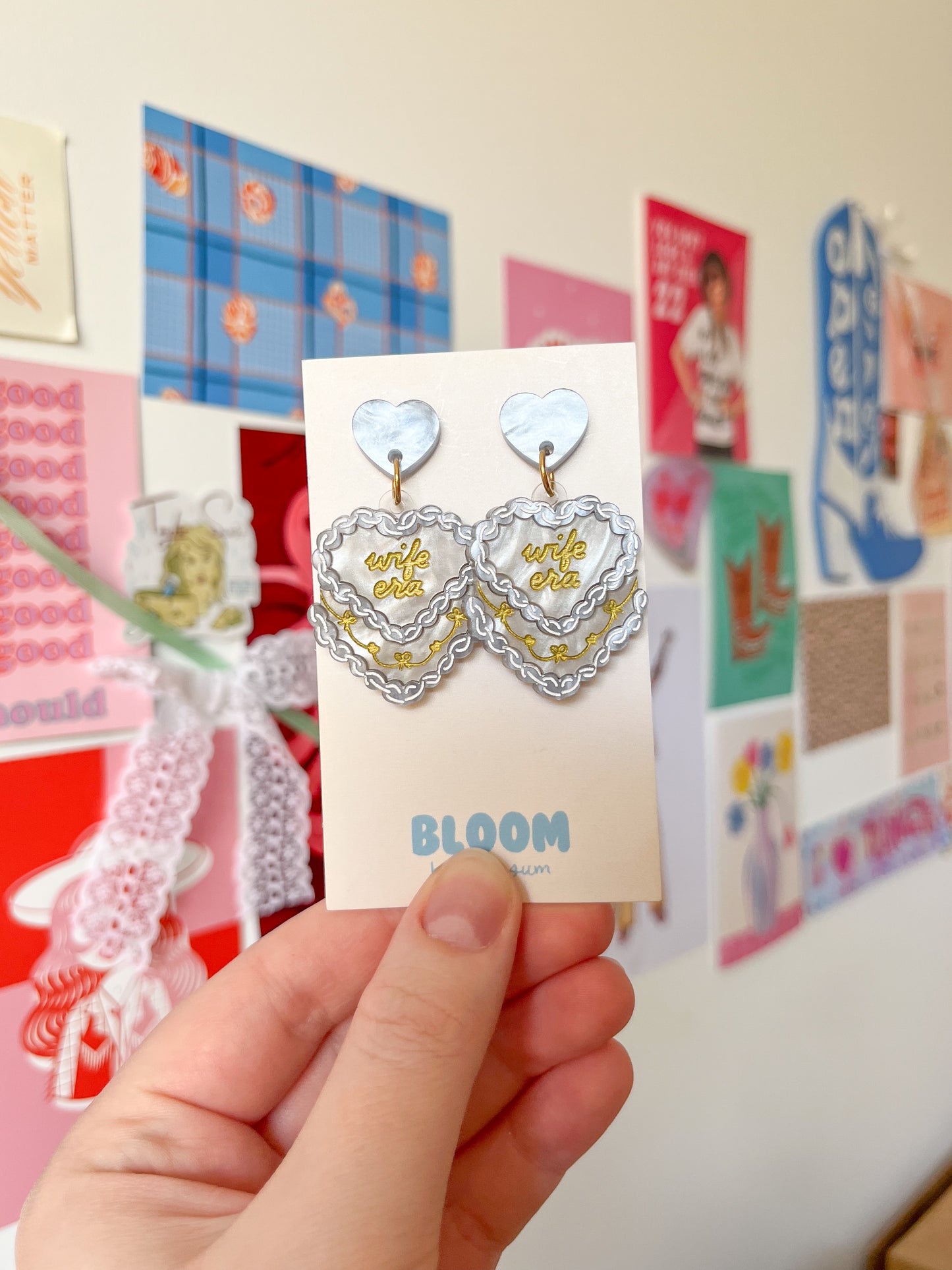 cake blanchett - wife era dangles blue