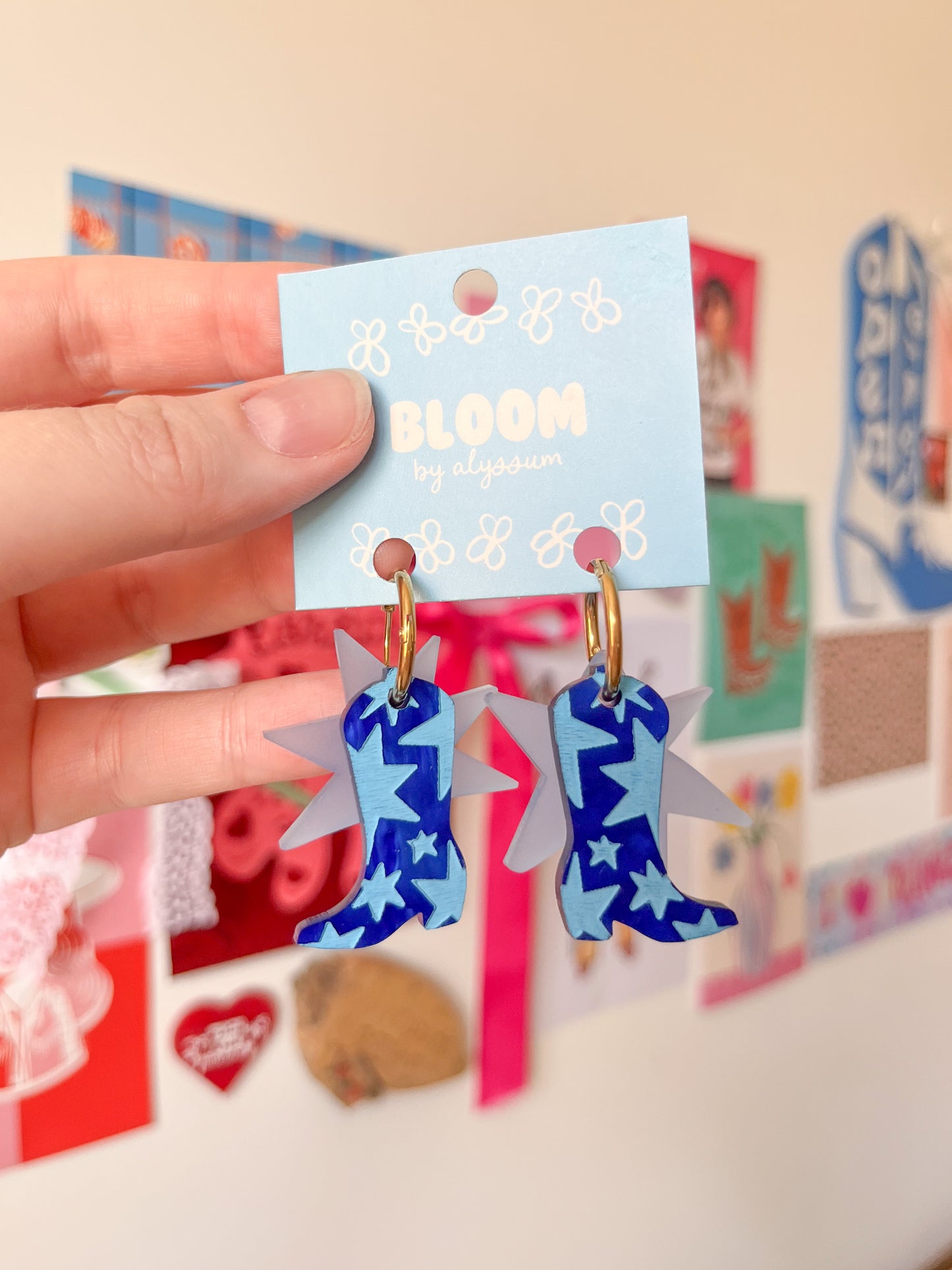 charmaine - boots & stars hoops