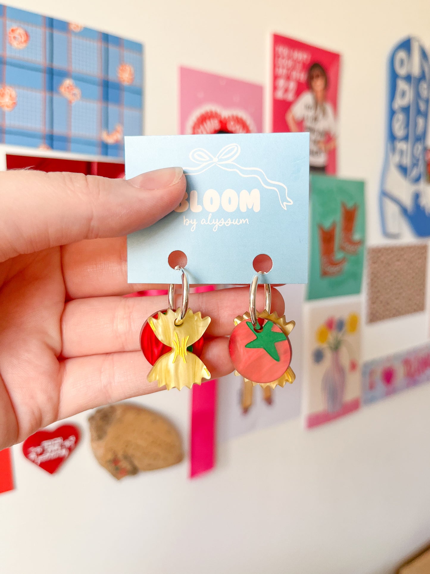 charmaine - tomatoes & pasta hoops