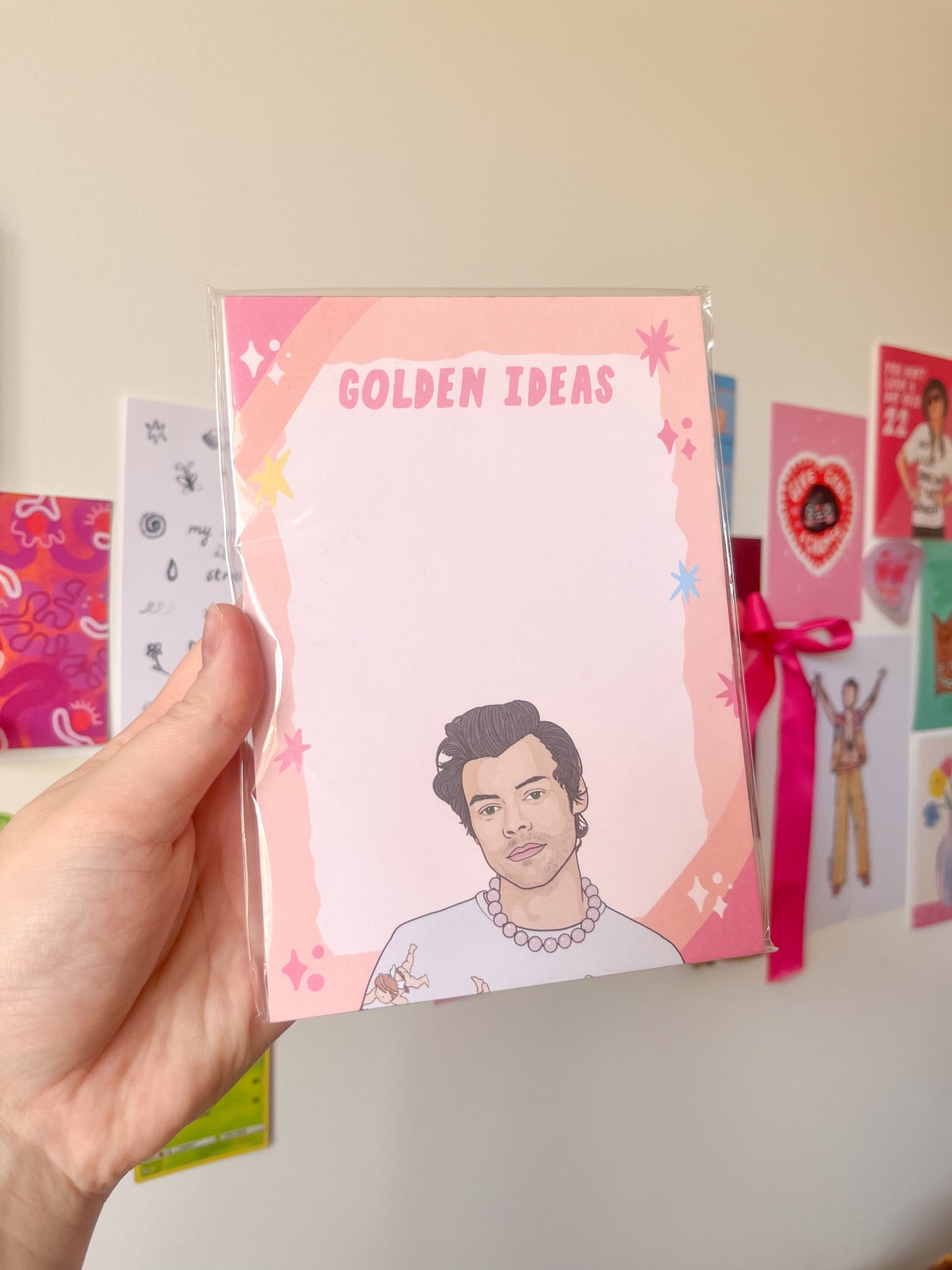 golden ideas - harry styles notepad