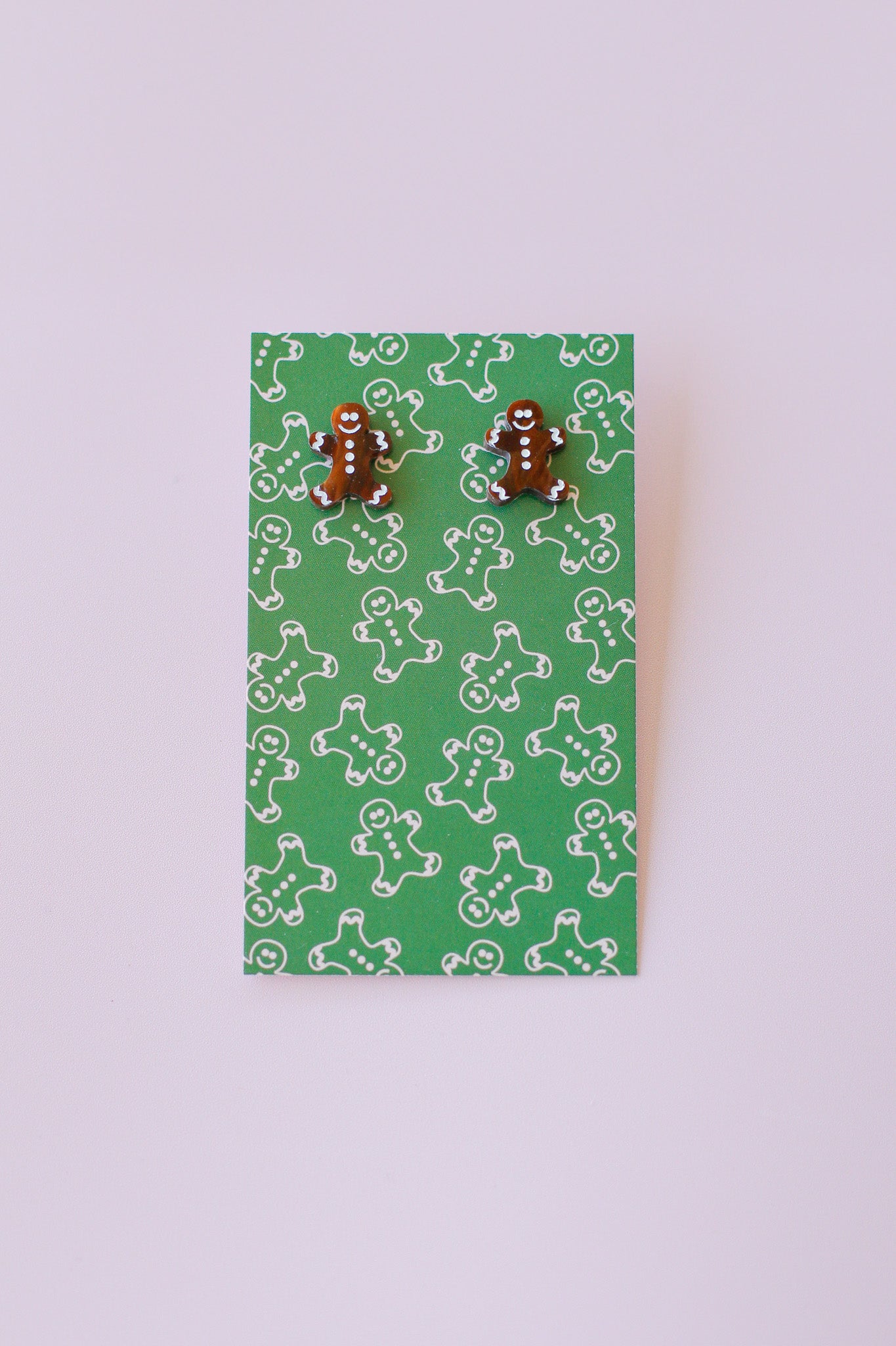 gingy - gingerbread mini brown studs