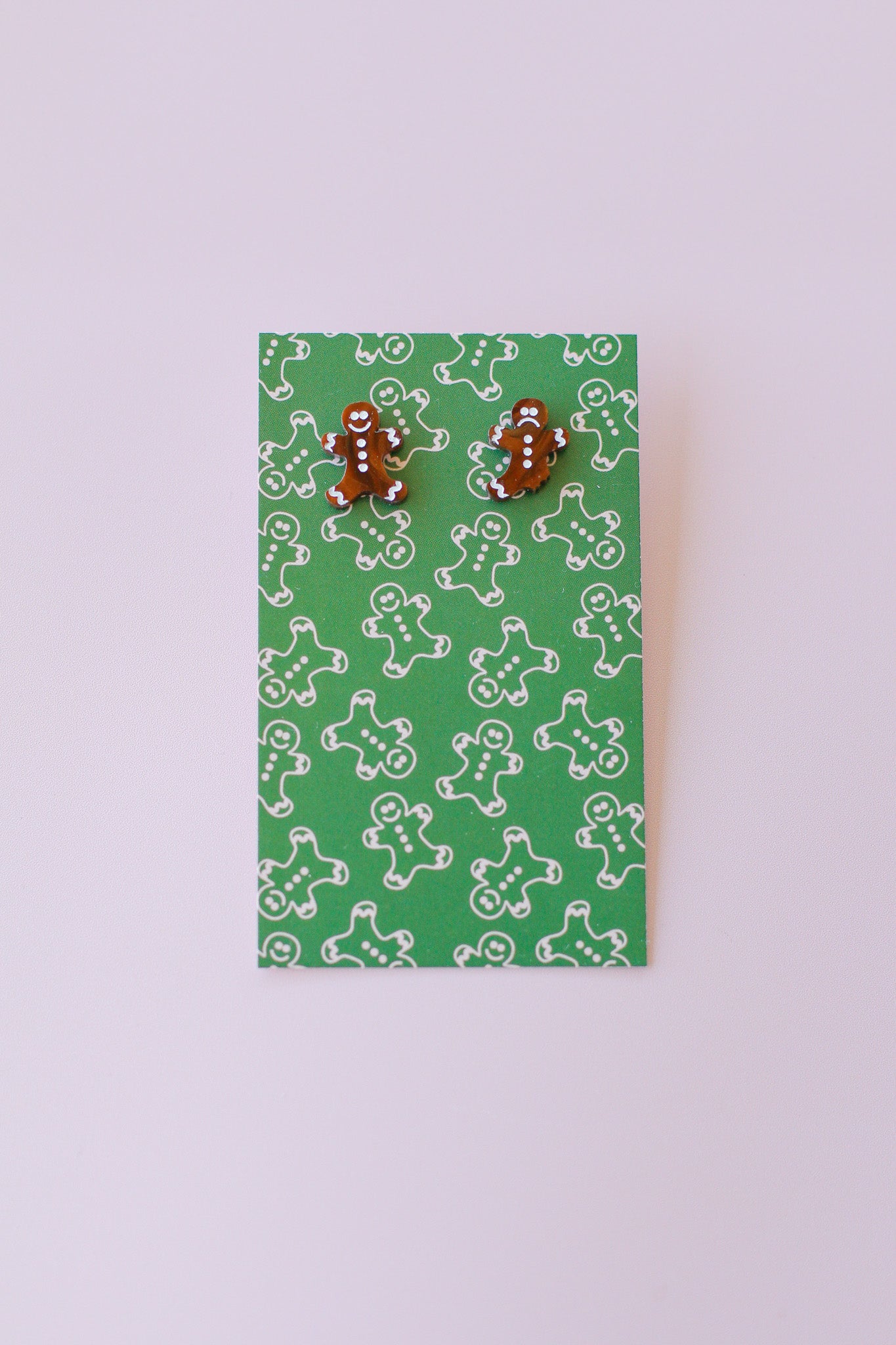 gingy - gingerbread mini brown studs