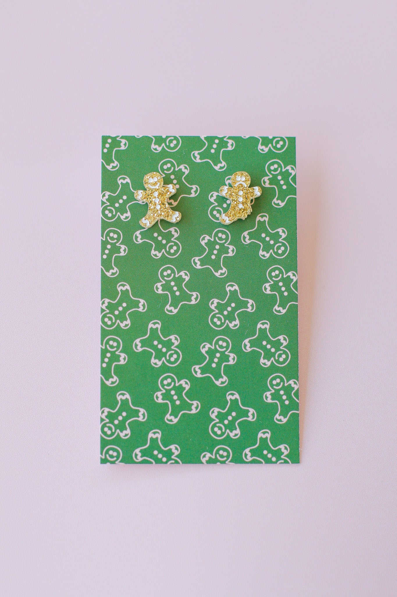 gingy - gingerbread mini gold studs