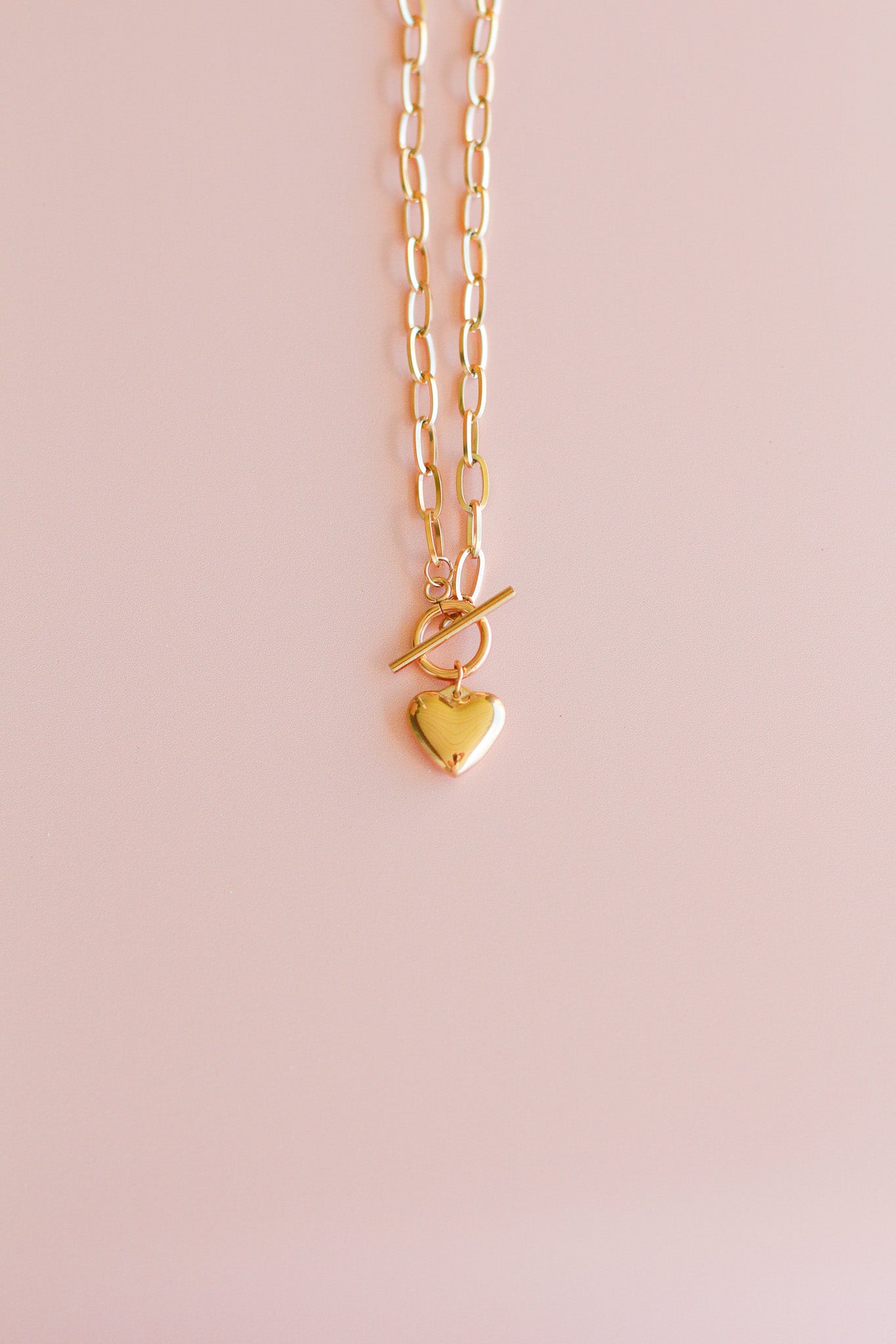 flirty - heart chain necklace