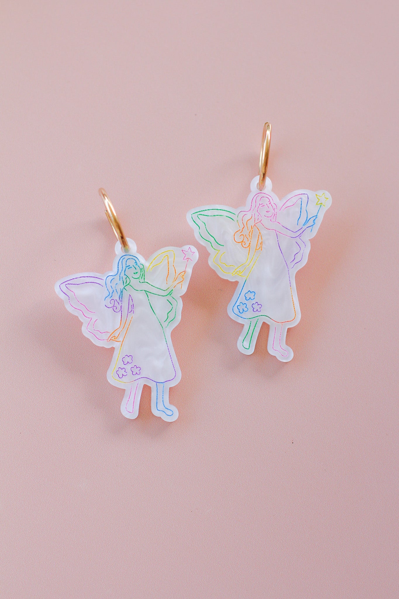 flora - magic rainbow fairy hoops