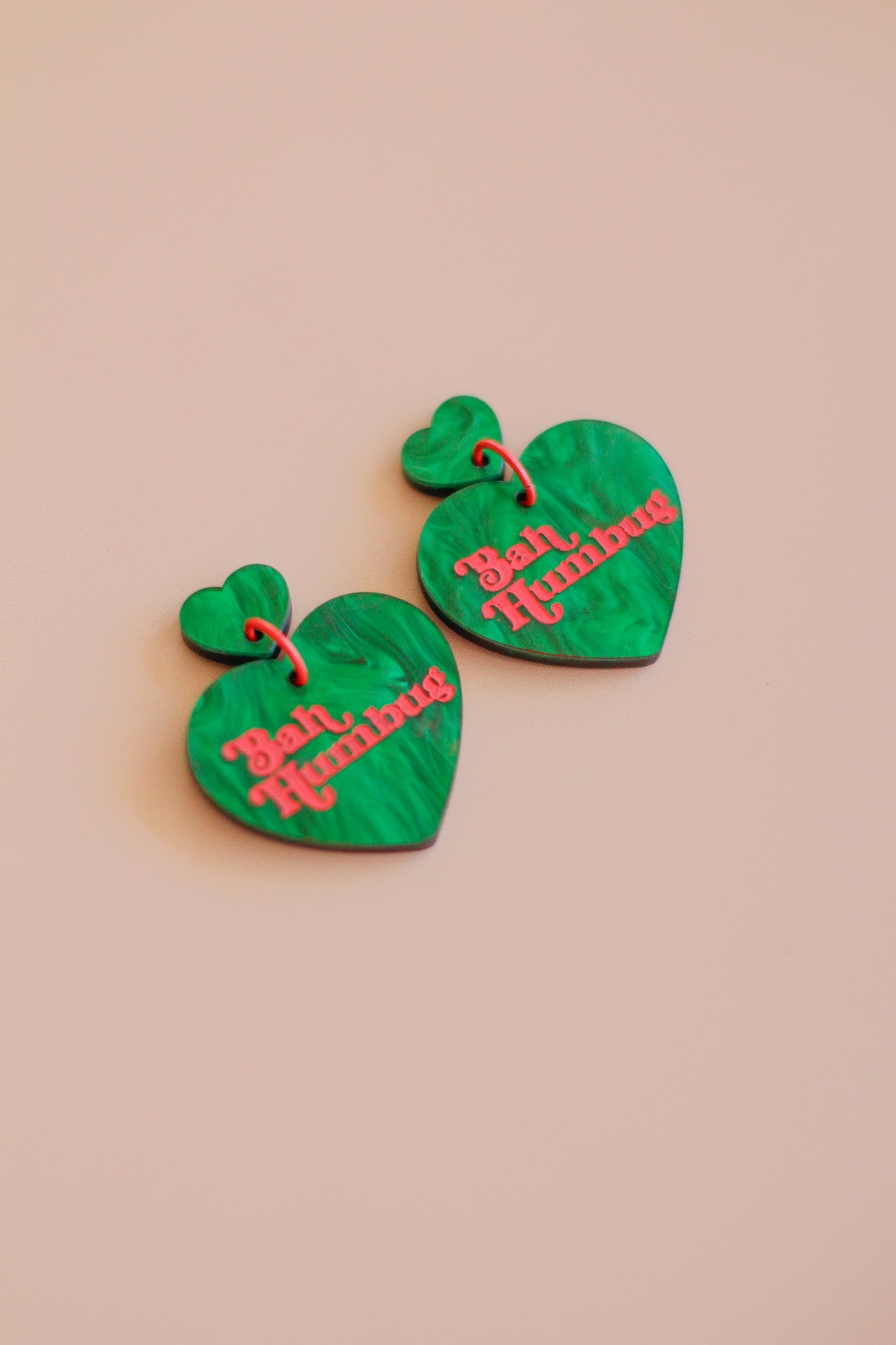 carol - bah humbug heart dangles