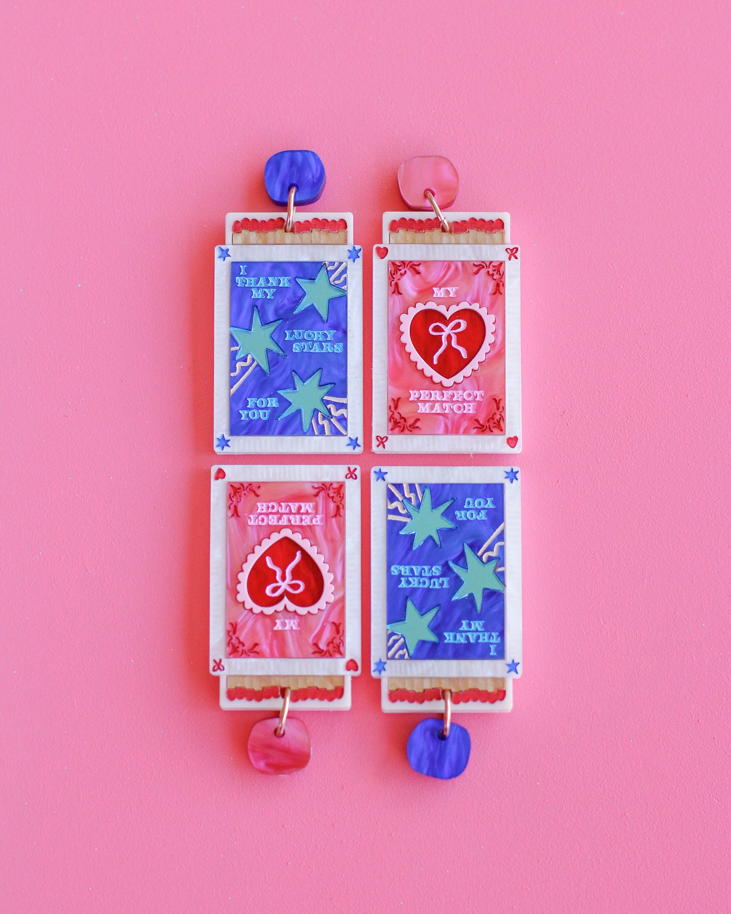 ember - vintage matchbook dangles