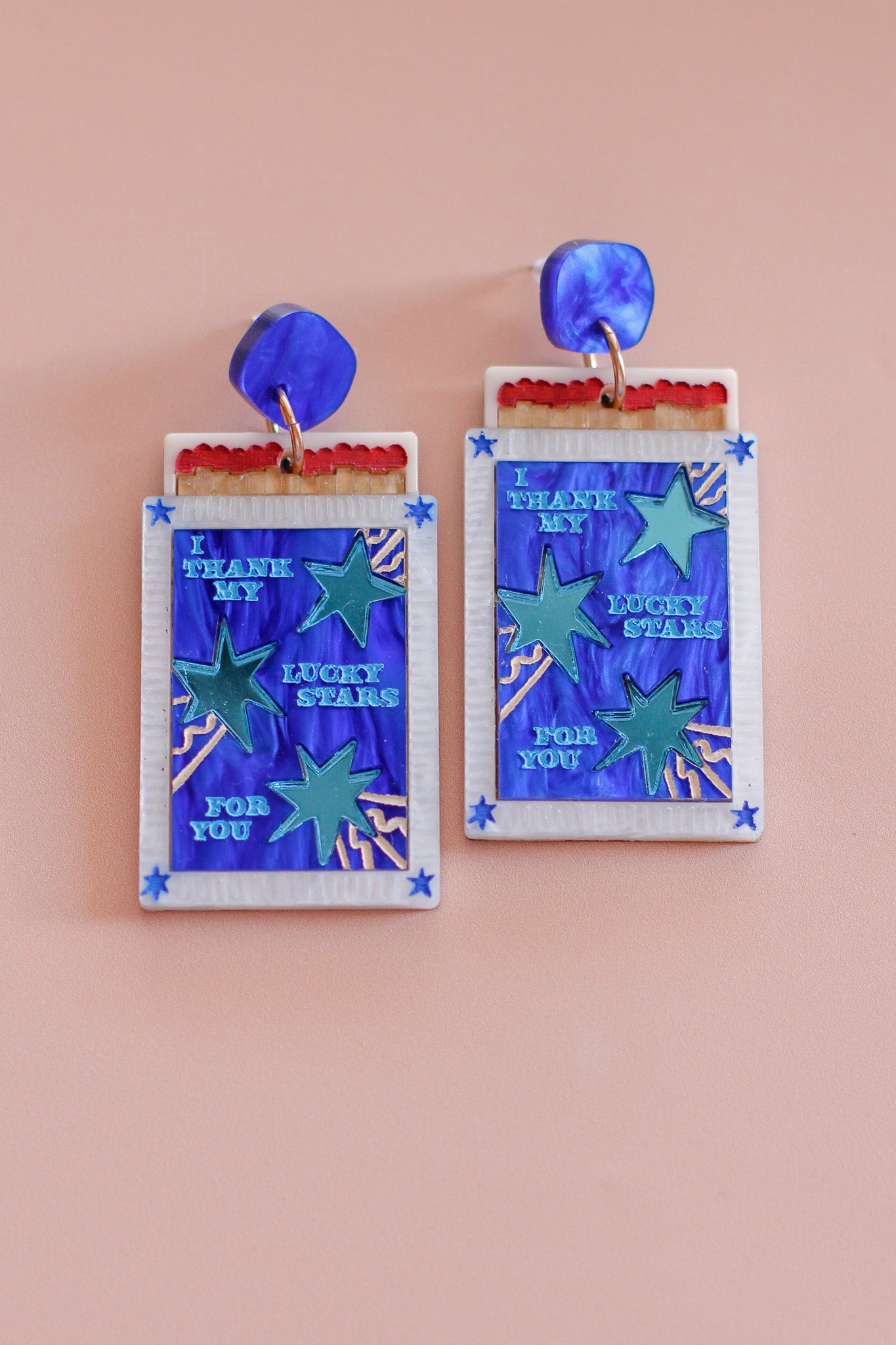 ember - vintage matchbook dangles