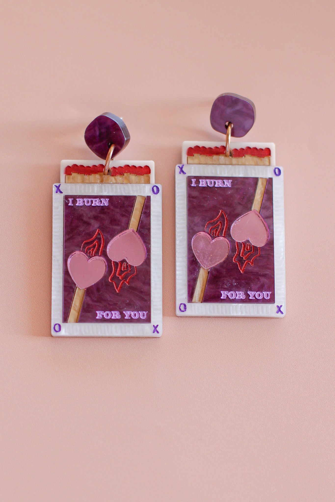 ember - vintage matchbook dangles