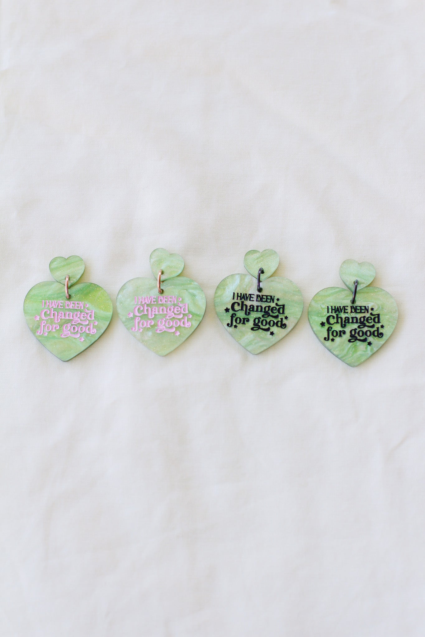 wicked for good heart dangles