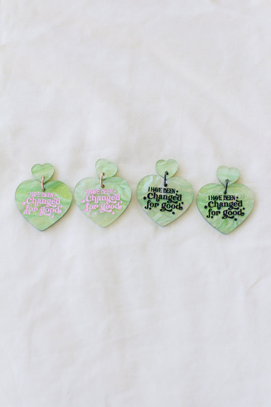 wicked for good heart dangles