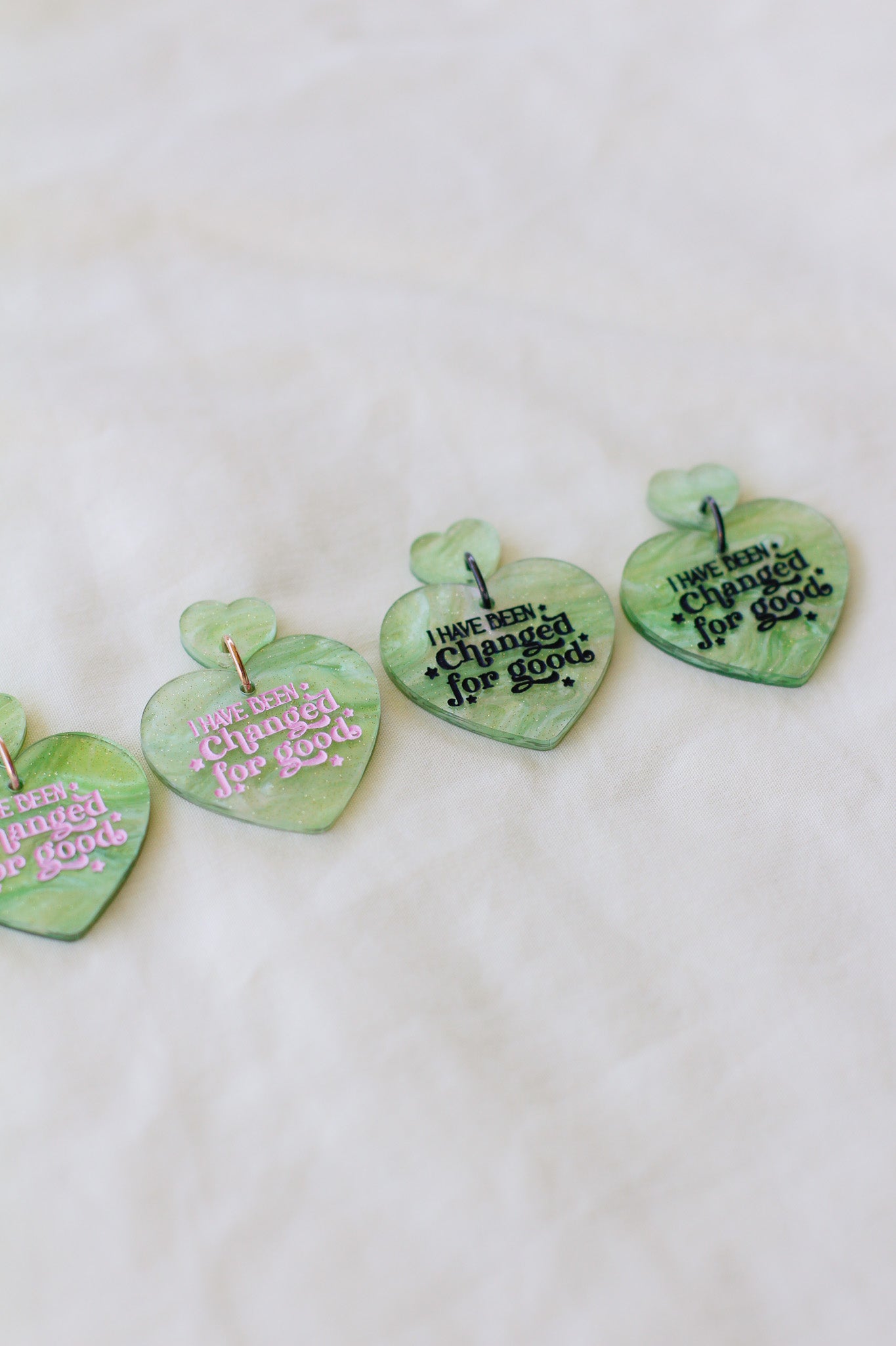 wicked for good heart dangles