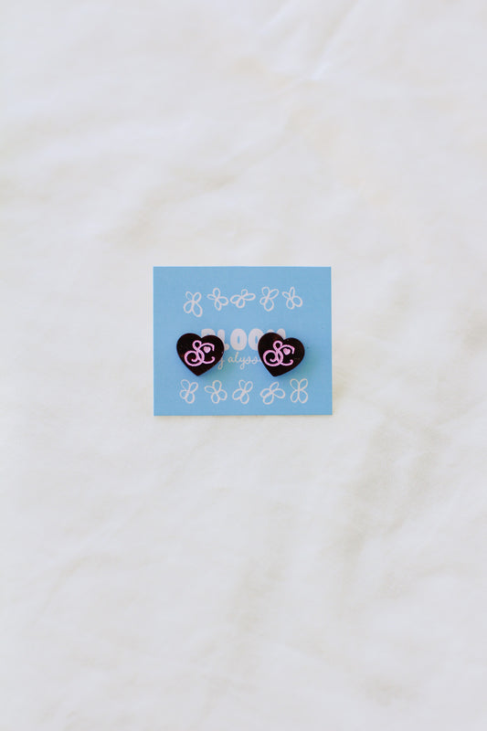 sabrina carpenter logo studs