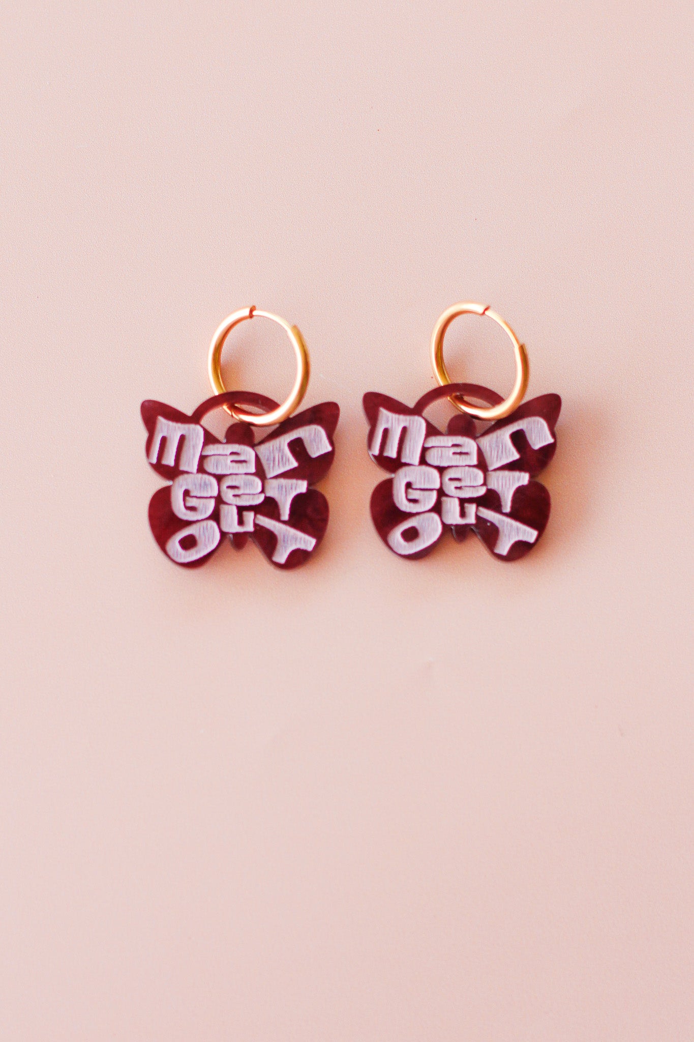 mangetout butterfly hoops