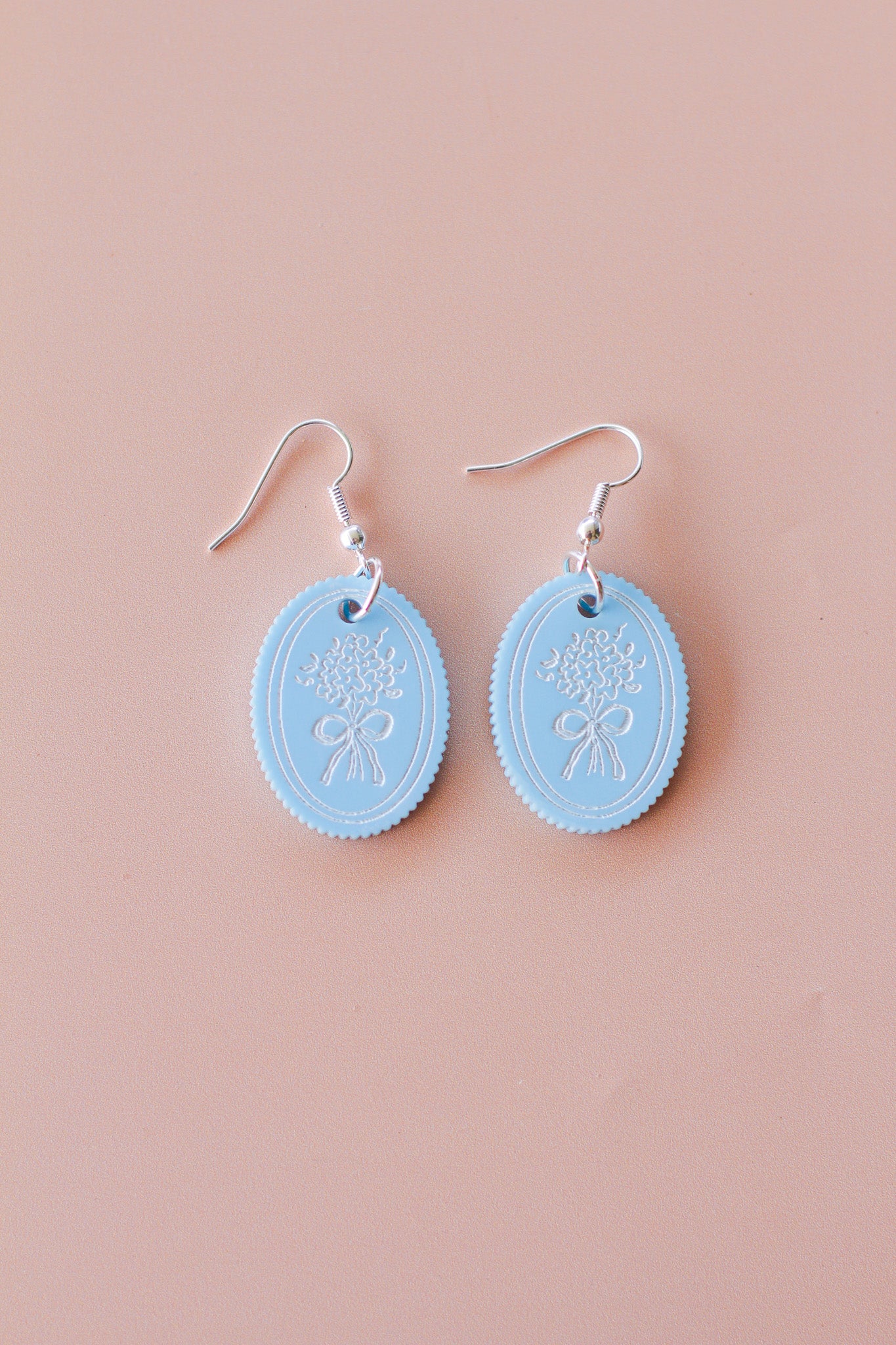 cosmos - flower bouquet dangle earrings