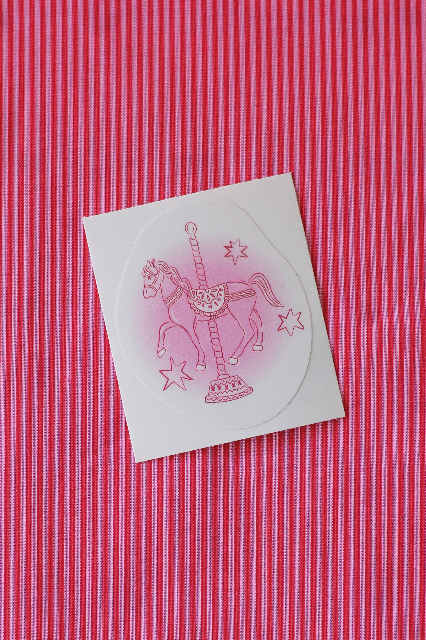 prancer carousel horse sticker