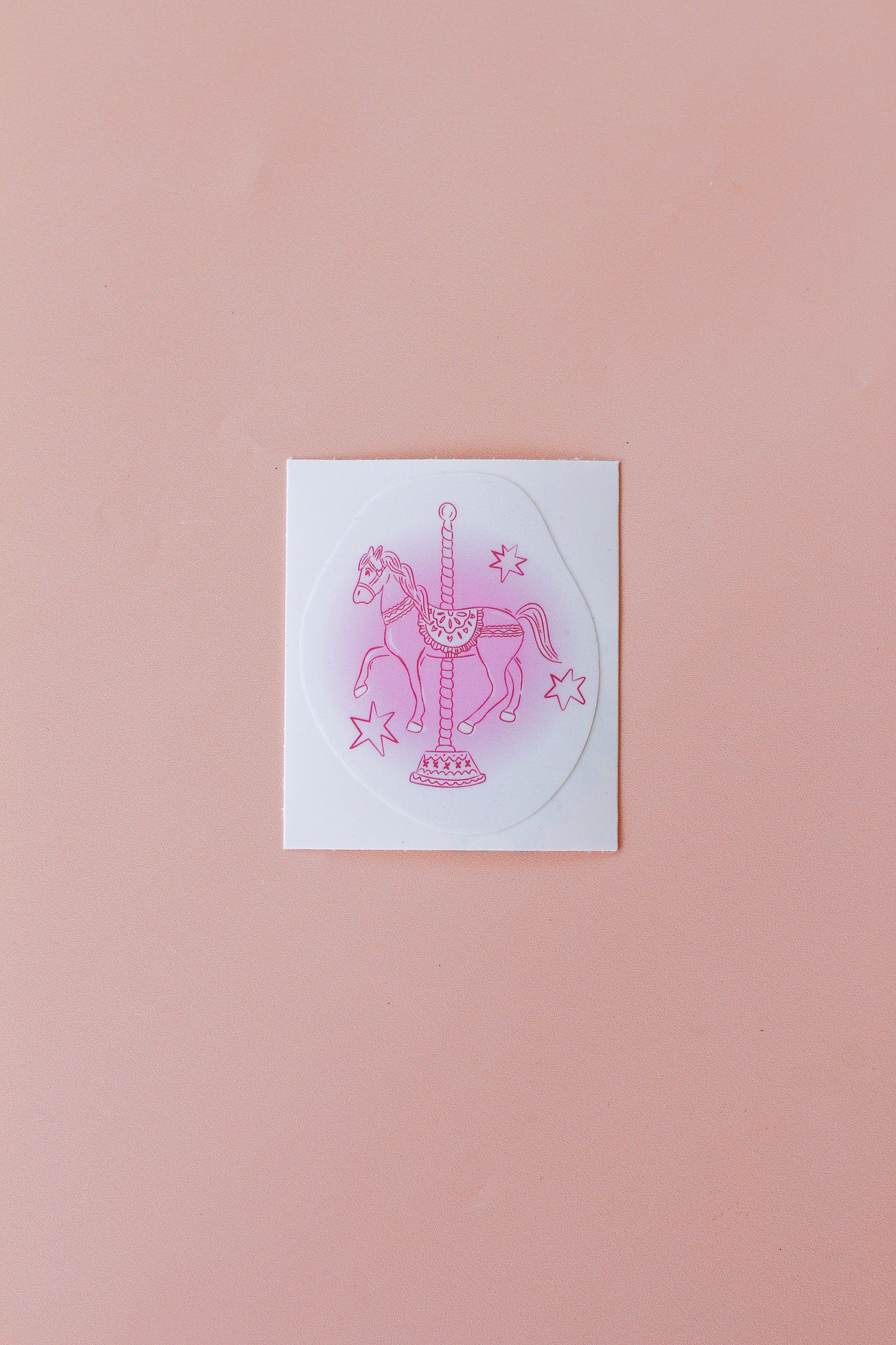 prancer carousel horse sticker