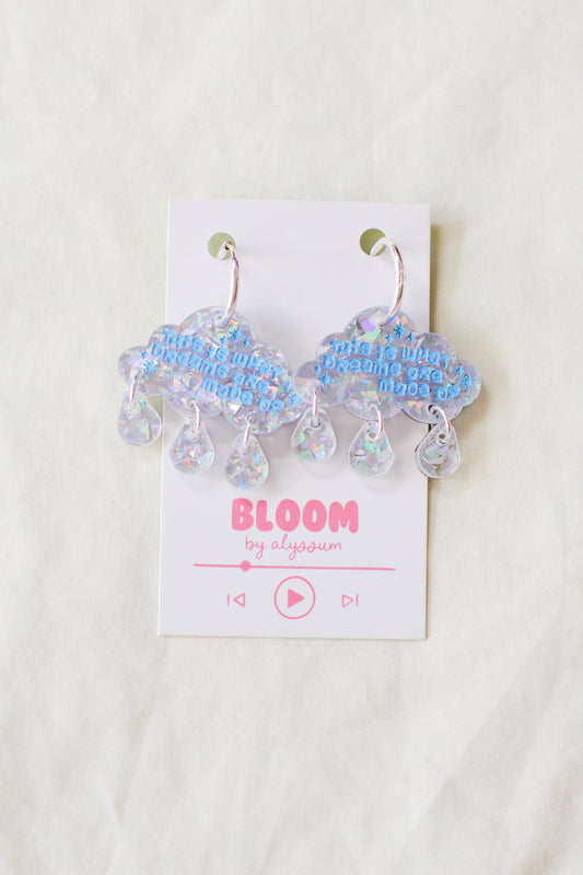 what dreams are made of hoop earrings