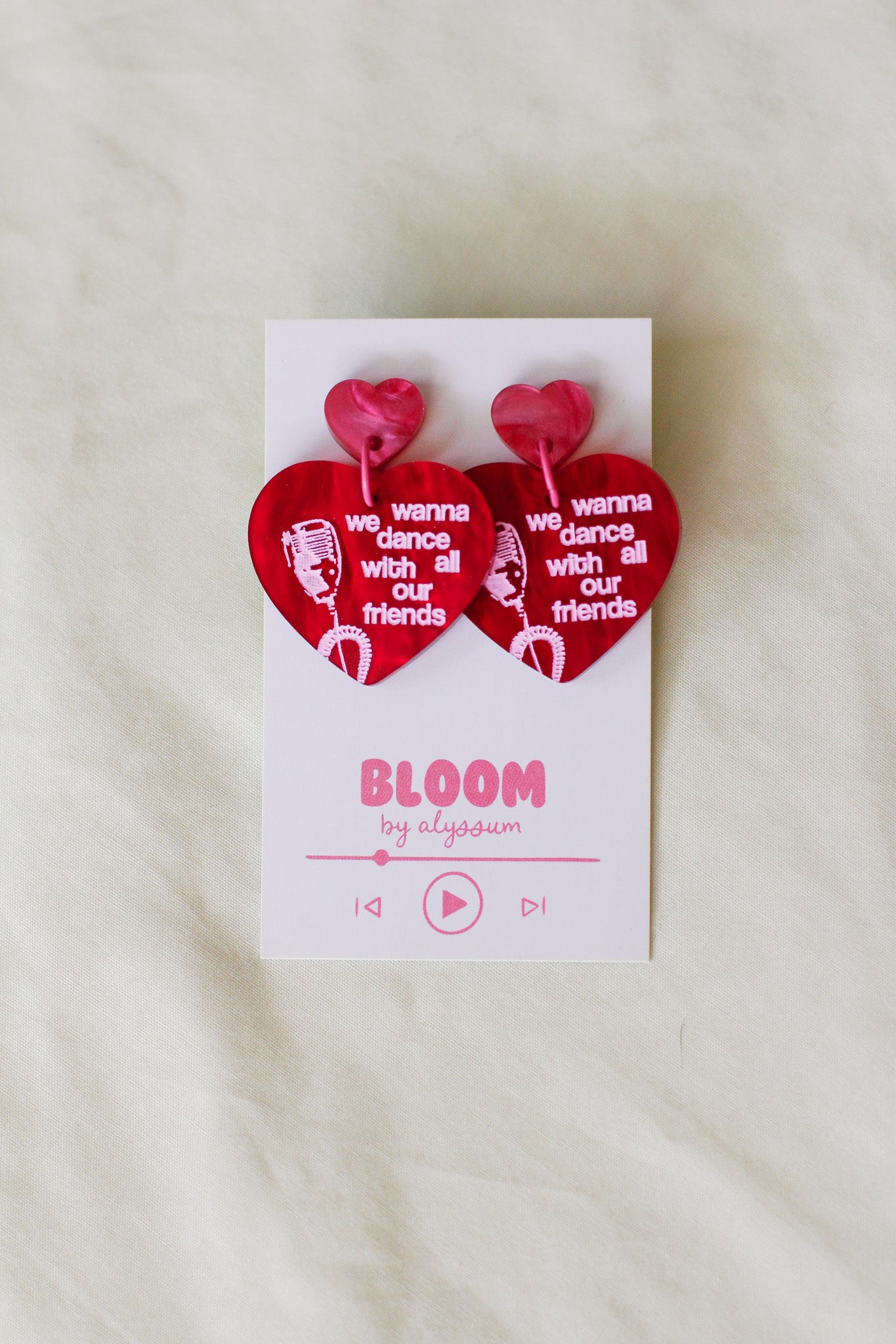 dance no more dangle earrings