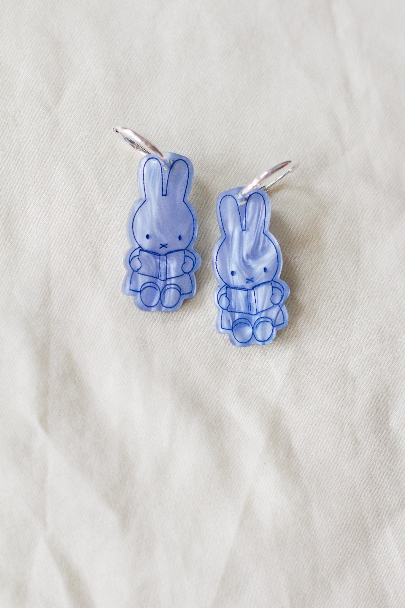 miffy - book hoop earrings BI(ES)D. x BLOOMS
