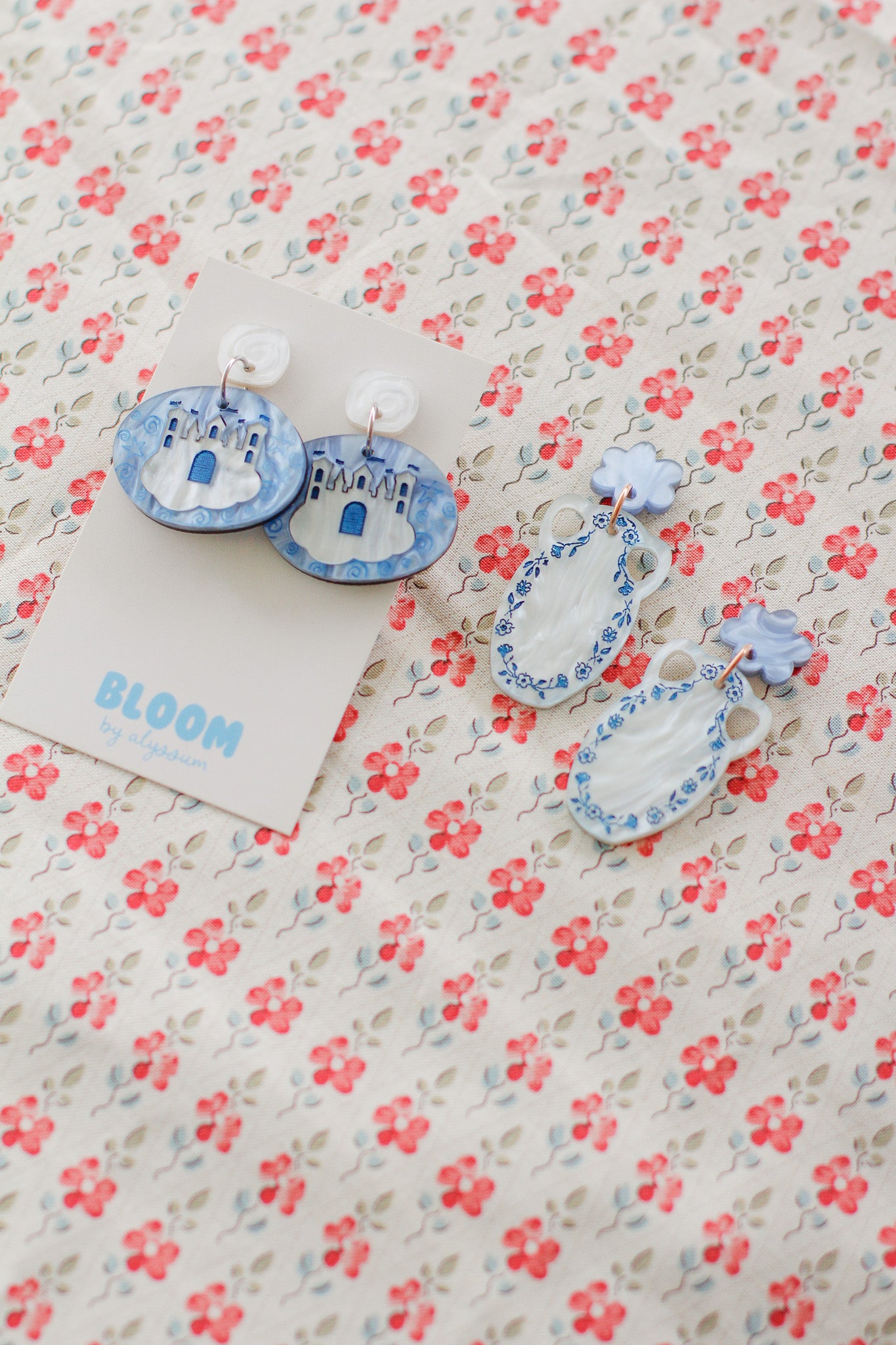 MADE TO ORDER sheeta - castle earrings
