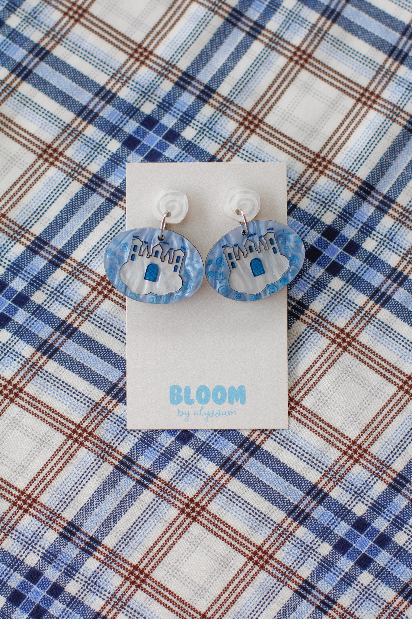 MADE TO ORDER sheeta - castle earrings