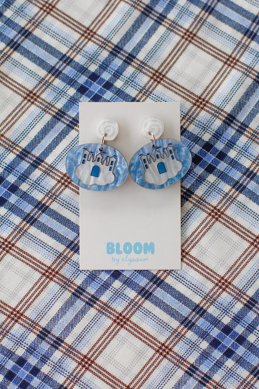 MADE TO ORDER sheeta - castle earrings