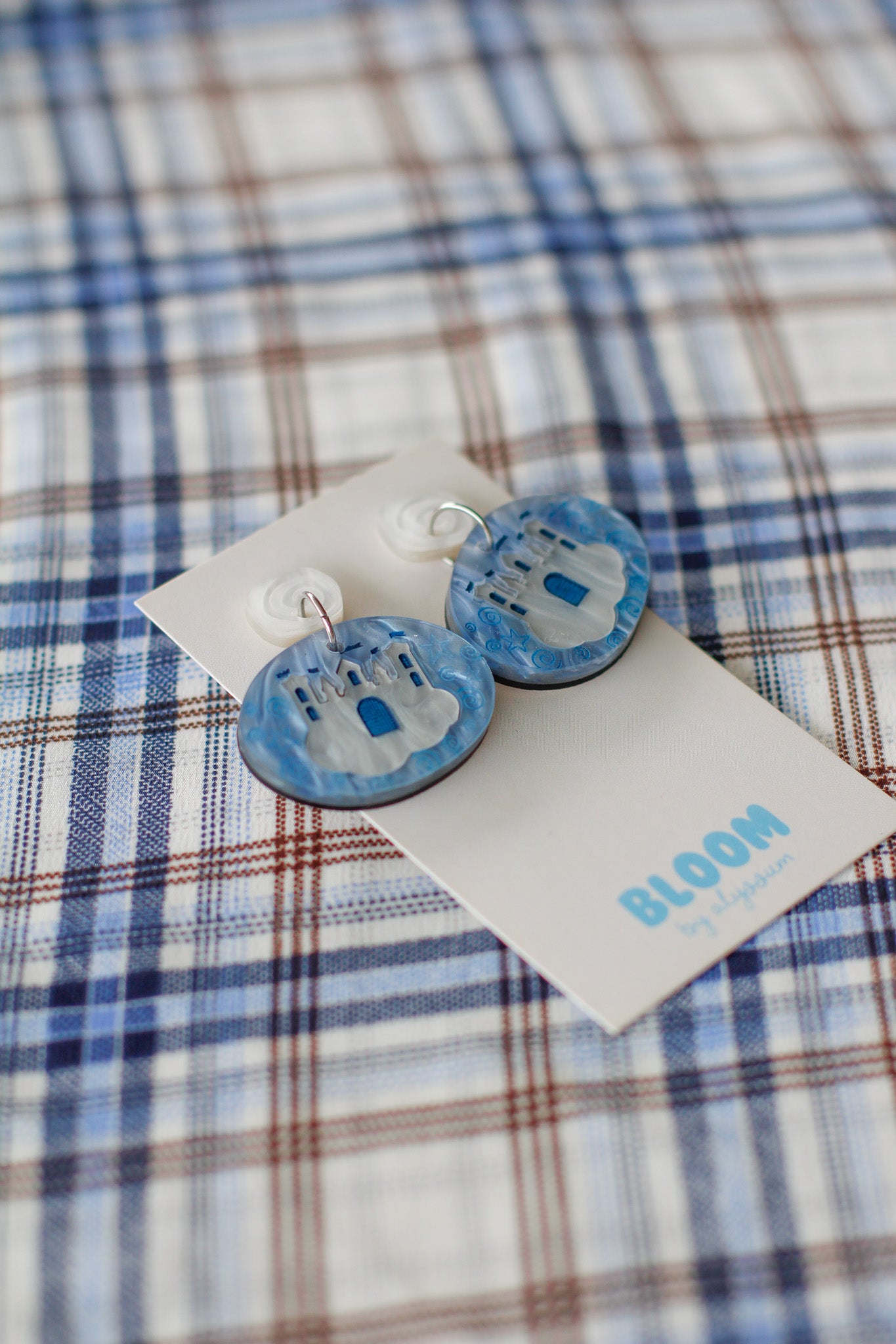 MADE TO ORDER sheeta - castle earrings