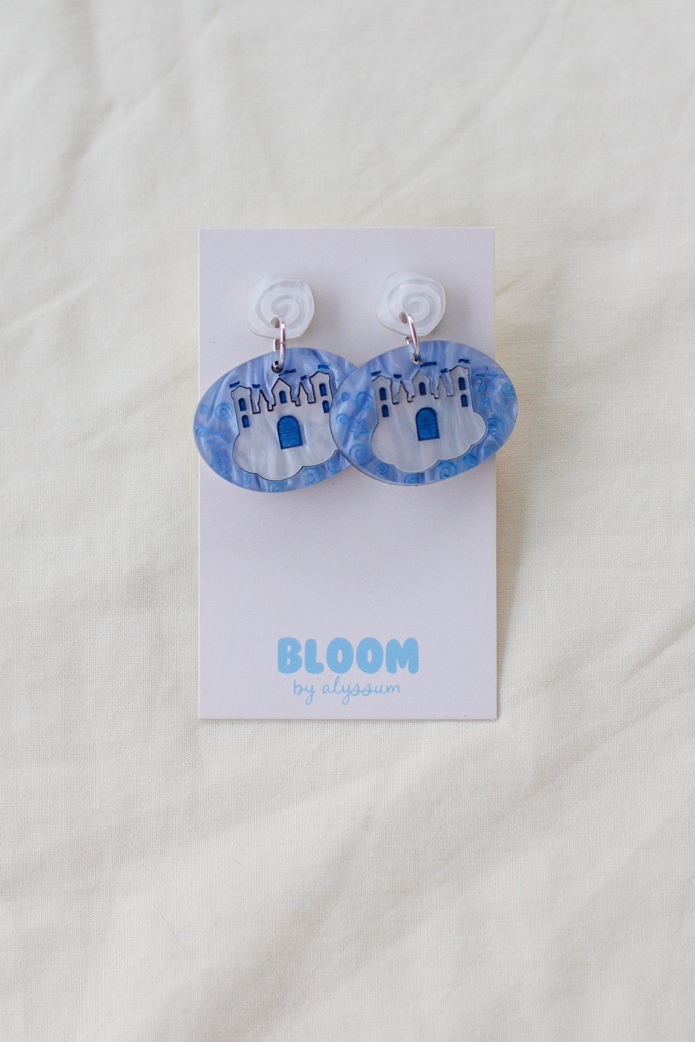 MADE TO ORDER sheeta - castle earrings