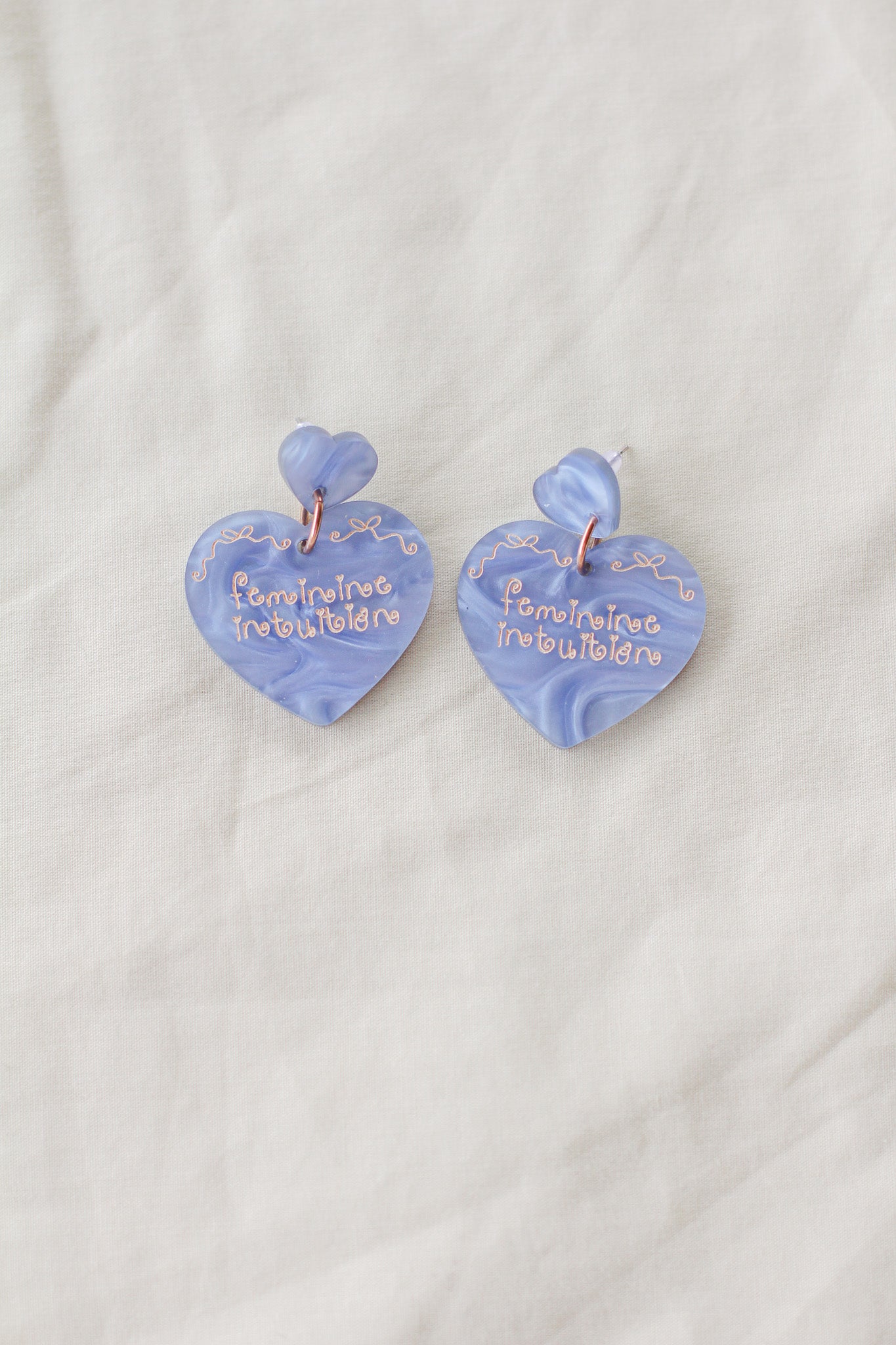 drop dead heart earrings