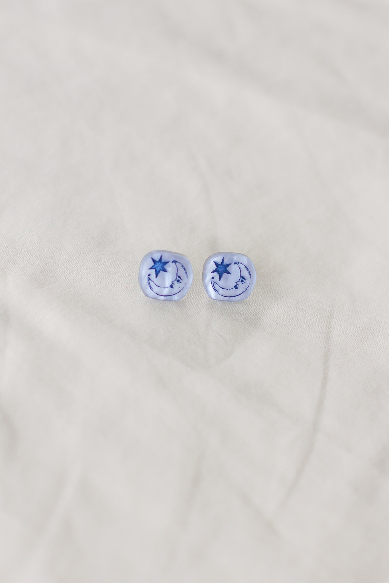carroll - moon tapestry stud earrings