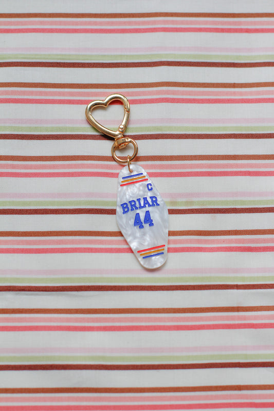 MADE TO ORDER off campus keychain