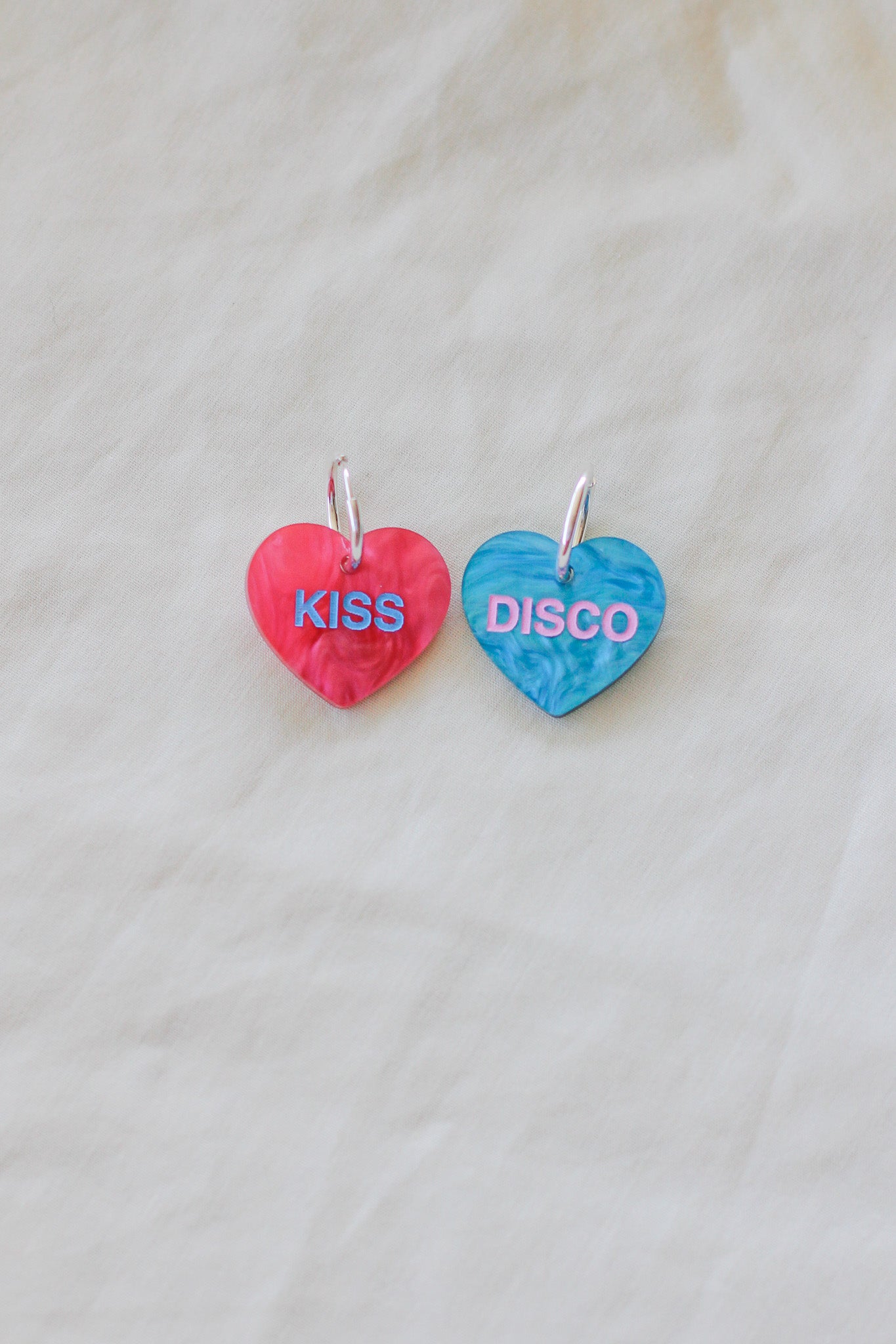 CUSTOM harry heart hoops