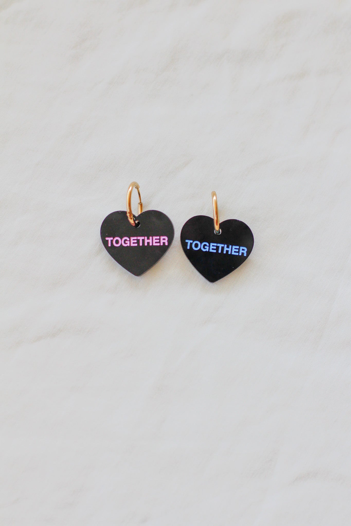 CUSTOM harry heart hoops