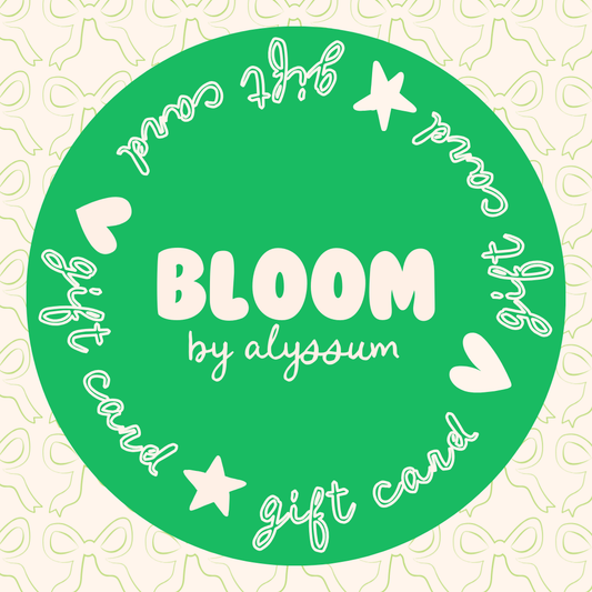 bloom by alyssum gift card